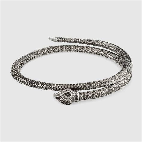 gucci bracelet snake|gucci silver bangle bracelet.